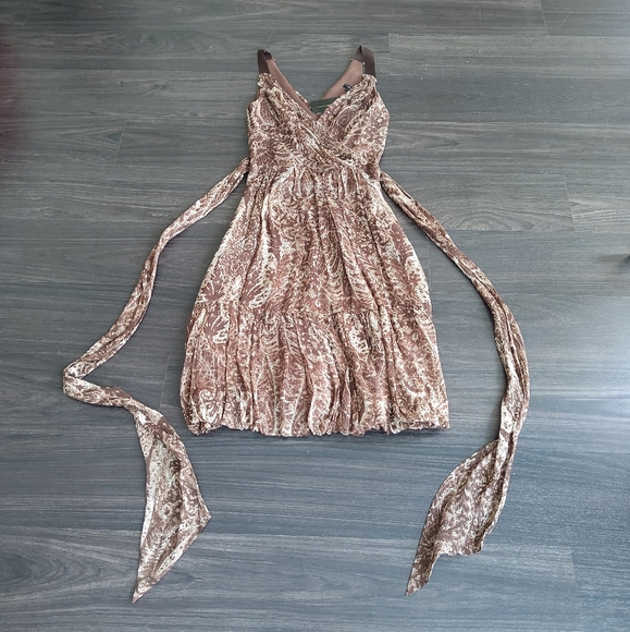 Mahogany BCBGMaxAzria Dress nwt - Picture 2 of 10